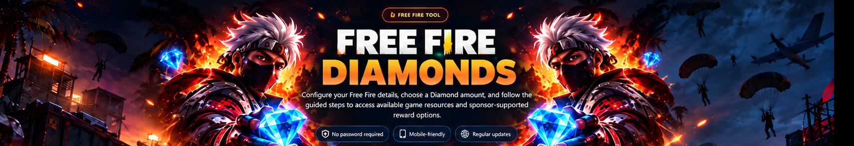 Free Fire Diamonds cover banner