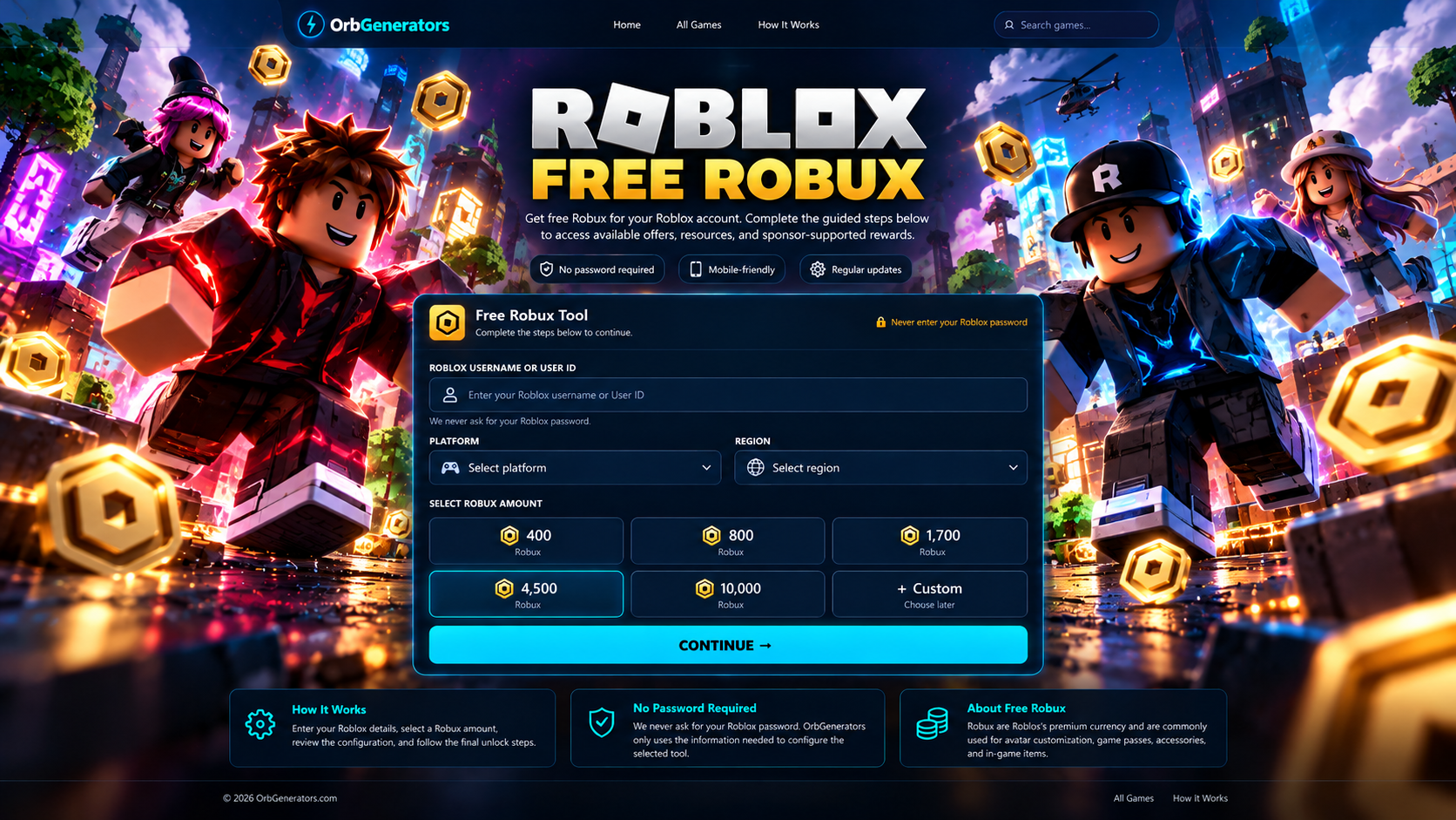Roblox Free Robux cover